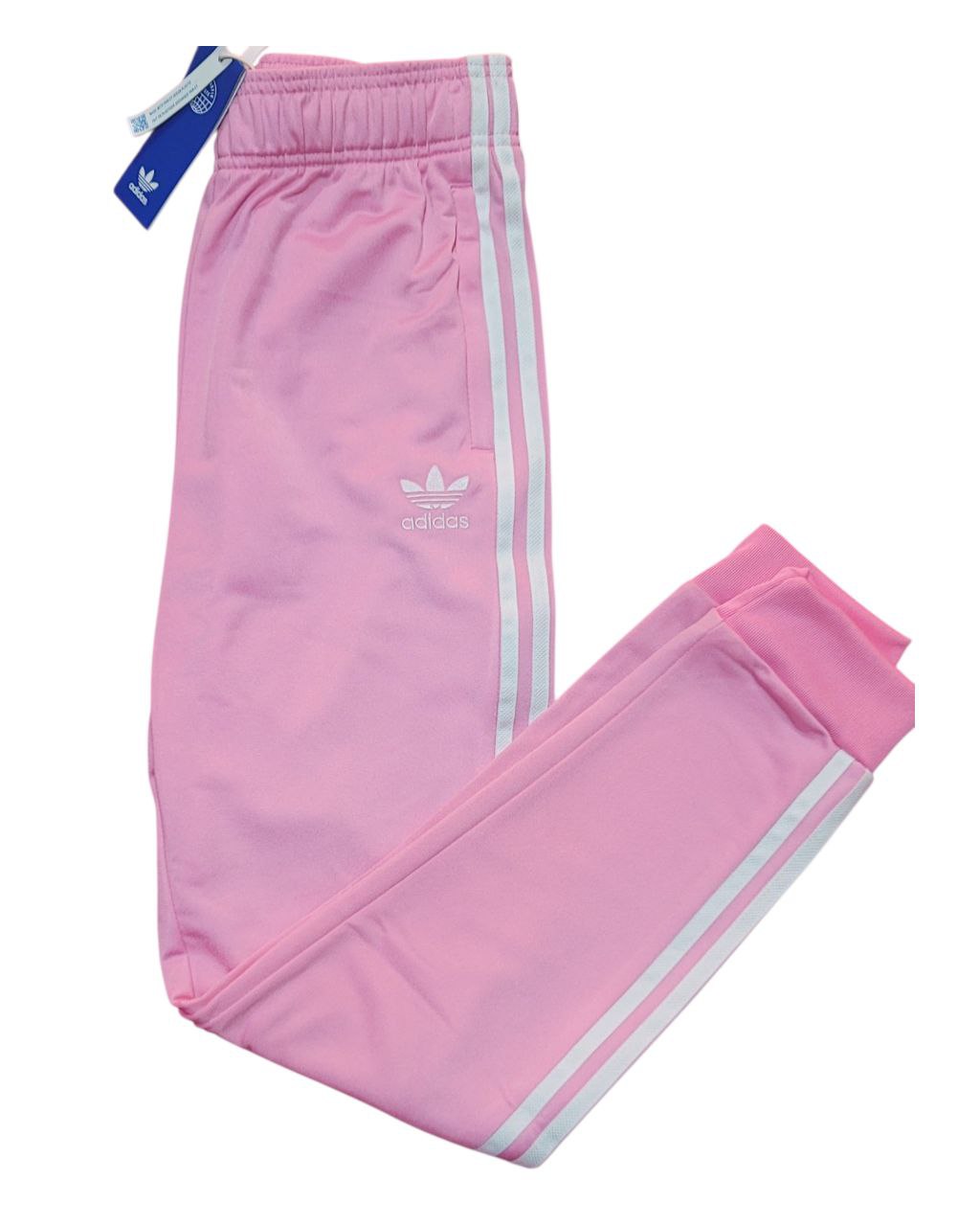 Pants Adidas SST Track para Joven – Color Bliss Pink | Talla L (13-14Y)
