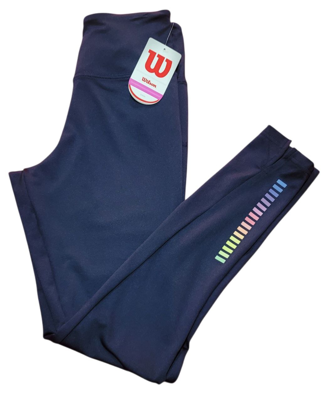 Leggings Wilson para Mujer – Estilo 11365-AZM-CH | Cintura Alta con Bolsillo Oculto | Color Azul | Talla S