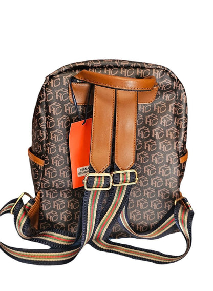 Mochila HPC Polo para Mujer en Piel Sintética Café | Diseño Elegante