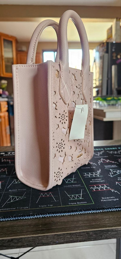 ALDO Crossbody Rosa con Diseño Floral Grabado | Bolso para Mujer