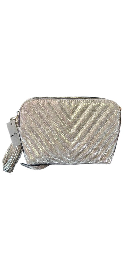 ALDO Crossbody Acolchado Dorado Metálico | Bolso para Mujer