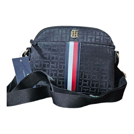 Tommy Hilfiger 69J8951-001 | Bolso Crossbody Negro para Mujer con Detalles Dorados
