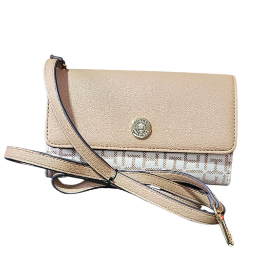 Tommy Hilfiger 69JA889 270 KF8 | Cartera de Mano con Correa para Hombro Café/Beige para Mujer