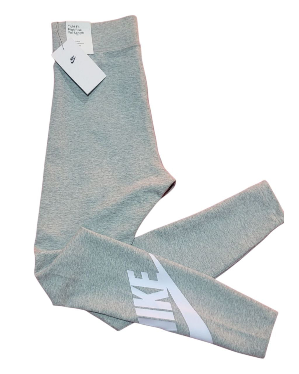 Leggings Nike para Mujer Color Gris – High Rise Full Length | Tight Fit | Talla S