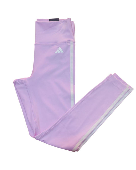 Leggings Adidas Train Essentials 3-Stripes para Mujer – Color Lila/Rosa Pastel | Talla S