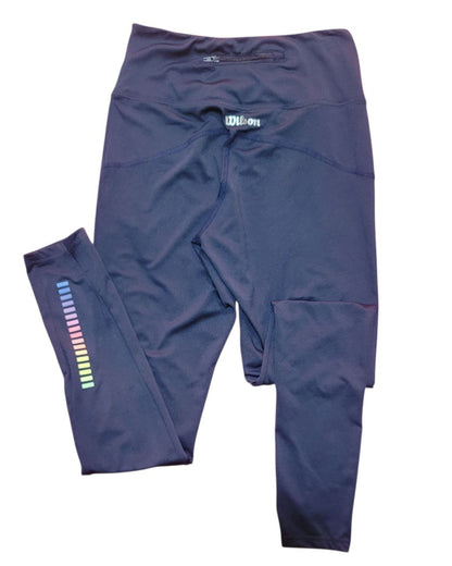 Leggings Wilson para Mujer – Estilo 11365-AZM-CH | Cintura Alta con Bolsillo Oculto | Color Azul | Talla S