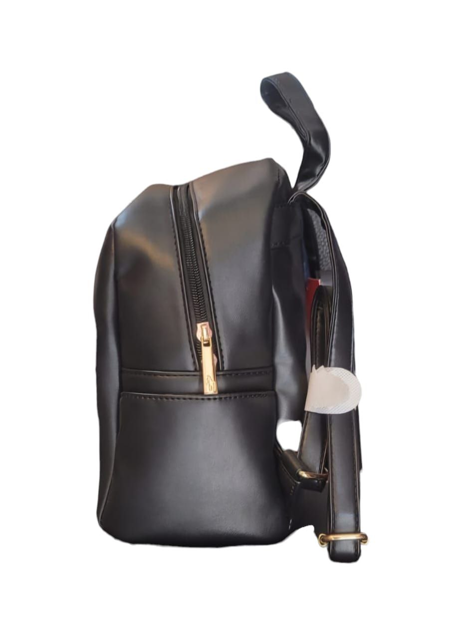 Mochila Elegante HPC Polo para Mujer Negra | MY BEAUTIFUL ALYS SHOP