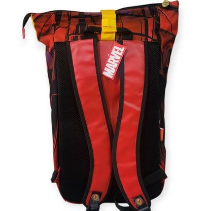 Mochila Marvel Iron Man ATMPACKS Modelo 9918 – Roja con Diseño del Traje de Iron Man